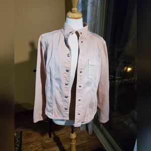 Chico's Blush Pink Jean Jacket